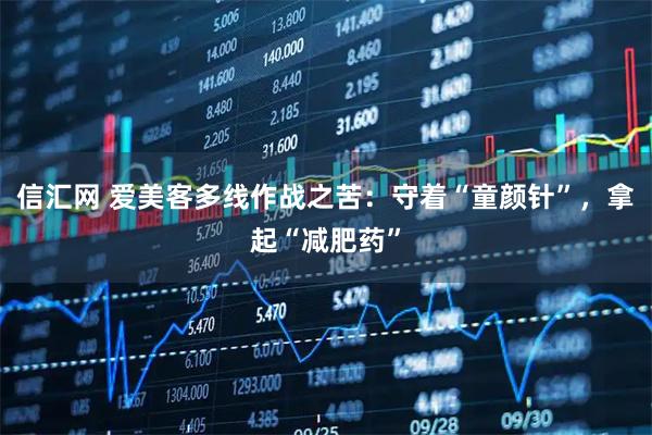 信汇网 爱美客多线作战之苦：守着“童颜针”，拿起“减肥药”