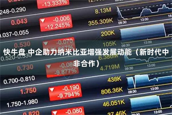 快牛盘 中企助力纳米比亚增强发展动能（新时代中非合作）