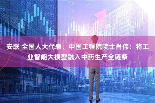 安联 全国人大代表、中国工程院院士肖伟：将工业智能大模型融入中药生产全链条
