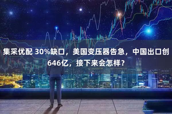 集采优配 30%缺口，美国变压器告急，中国出口创646亿，接下来会怎样？