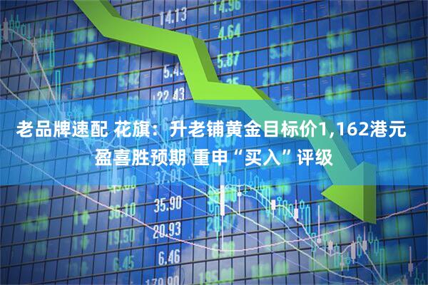老品牌速配 花旗：升老铺黄金目标价1,162港元 盈喜胜预期 重申“买入”评级
